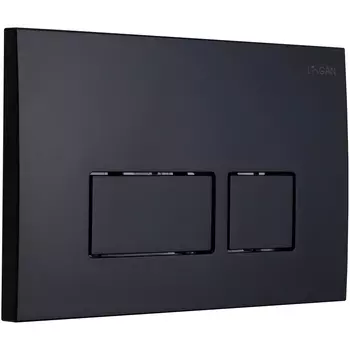 Клавиша смыва Logan Space черная матовая