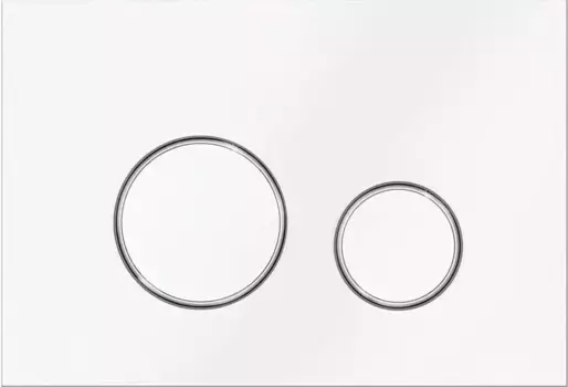 Клавиша смыва Veconi Round белый