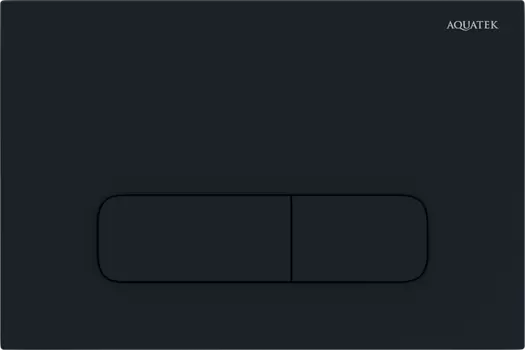 Кнопка смыва AQUATEK KDI-0000017 черная матовая