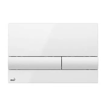 Кнопка смыва AlcaPlast белый (M1710)