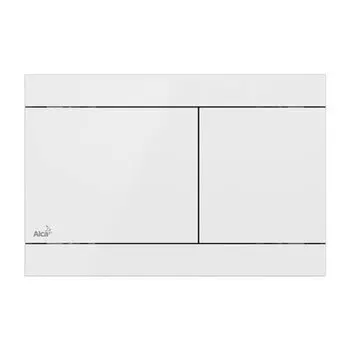 Кнопка смыва AlcaPlast хром (FUN-WHITE)