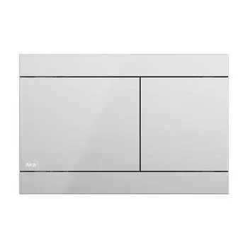 Кнопка смыва AlcaPlast серый (FUN-INOX)