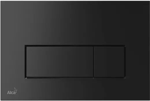 Кнопка смыва AlcaPlast THIN M578 черный матовый