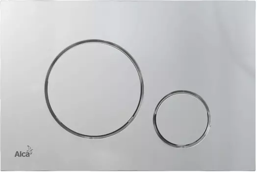 Кнопка смыва AlcaPlast THIN M672 хром матовый