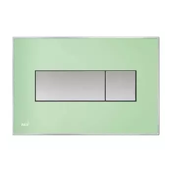 Кнопка смыва AlcaPlast зеленый (M1372)