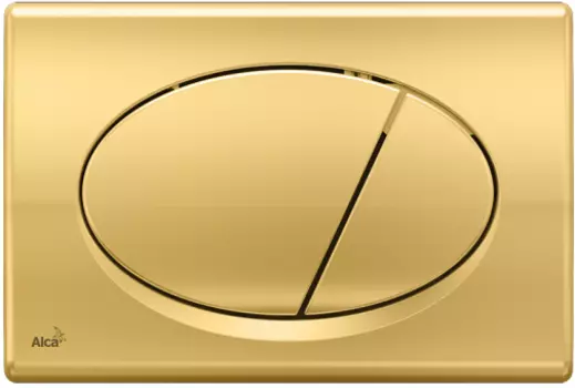 Кнопка смыва AlcaPlast золото (M75)
