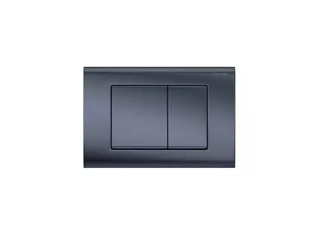 Кнопка смыва AQUATEK KDI-0000033 оружейная сталь