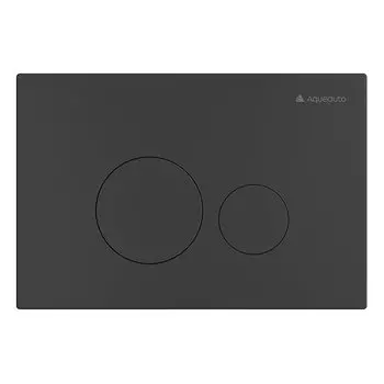 Кнопка смыва Aqueduto Circulo Novo CIR0240 черная матовая