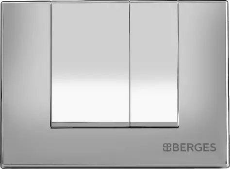 Кнопка смыва Berges Wasserhaus Novum S3 хром, глянец