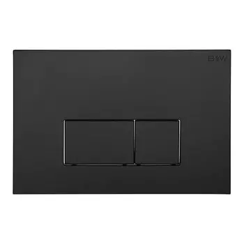 Кнопка смыва Black&White Universell черная матовая