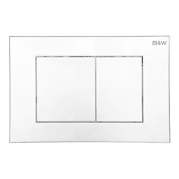 Кнопка смыва Black&White Universell хром глянцевый