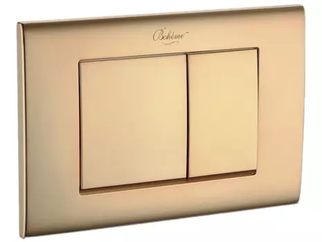 Кнопка смыва Boheme золото глянцевое