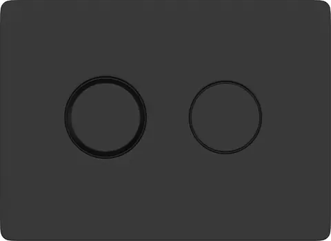 Кнопка смыва Cersanit Accento Circle 63839 черная матовая