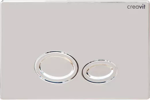 Кнопка смыва Creavit Drop, хром глянцевый