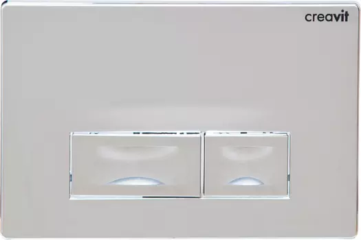 Кнопка смыва Creavit Ore, хром глянцевый