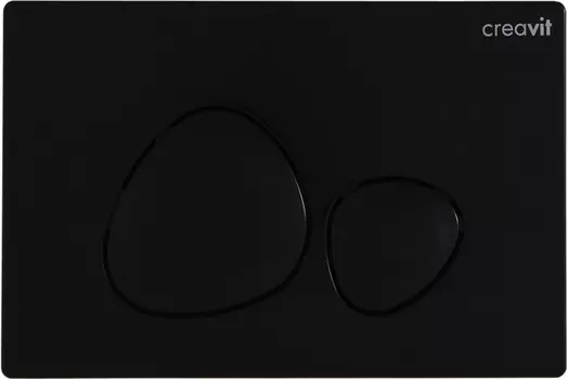 Кнопка смыва Creavit Spa, черная