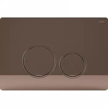 Кнопка смыва Ctesi Round бронза