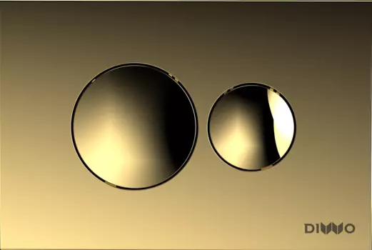 Кнопка смыва DIWO 7315 золотая