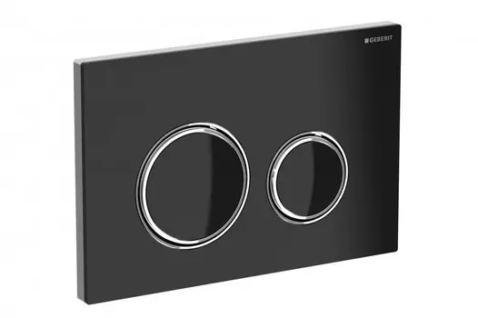 Кнопка смыва Geberit Sigma 21 стекло чёрное (115.884.SJ.1)