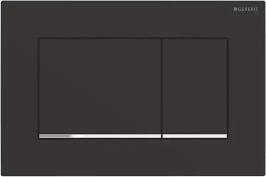 Кнопка смыва Geberit Sigma 30 115.883.14.1 черный матовый / хром глянцевый