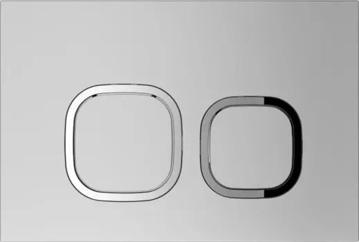 Кнопка смыва Grossman Cosmo хром матовая