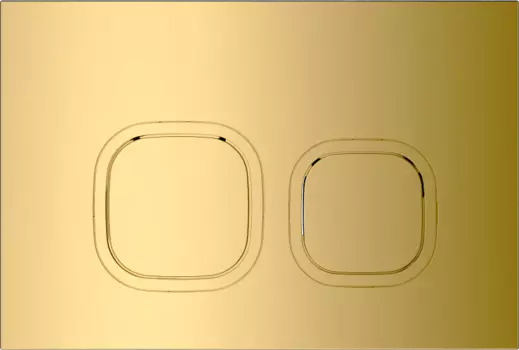 Кнопка смыва Grossman Cosmo золото глянцевая