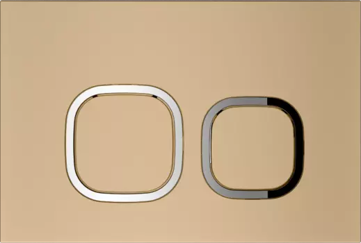 Кнопка смыва Grossman Cosmo золото матовая