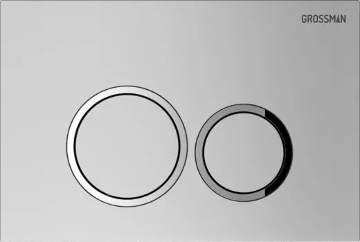 Кнопка смыва Grossman Galaxy хром матовая