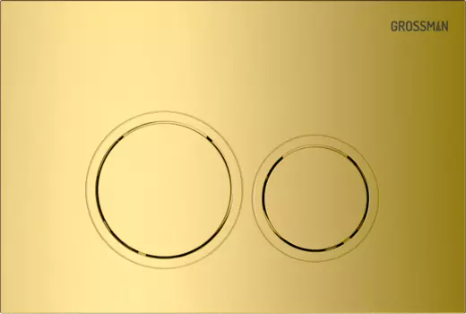 Кнопка смыва Grossman Galaxy золото глянцевая