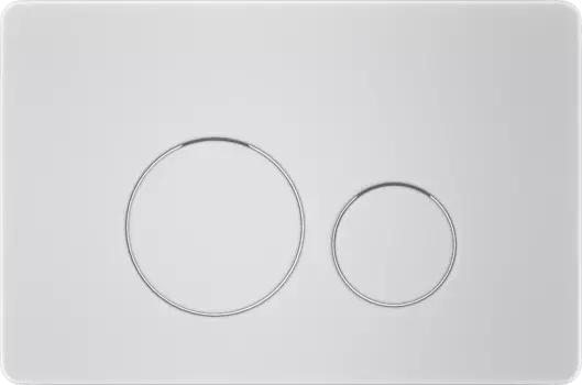 Кнопка смыва Grossman Style белая матовая