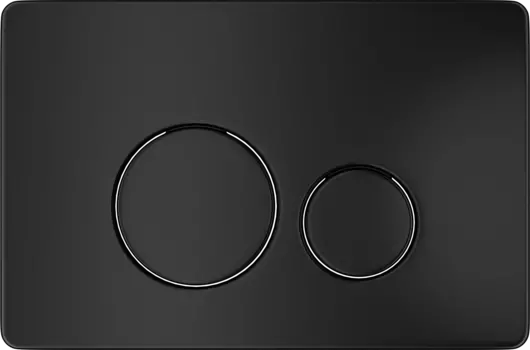 Кнопка смыва Grossman Style черная матовая