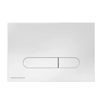 Кнопка смыва KERAMA MARAZZI PRO, FP.PRO.WHT глянцевая белая