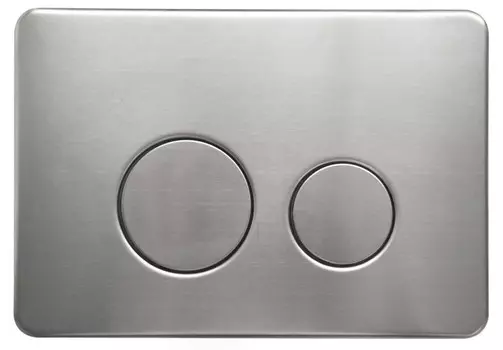 Кнопка смыва OWL1975 Stl Brush сталь (Knapp 07 SB)