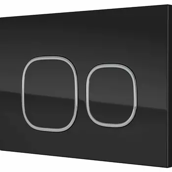 Кнопка смыва Owl 1975 Glas Knapp черная