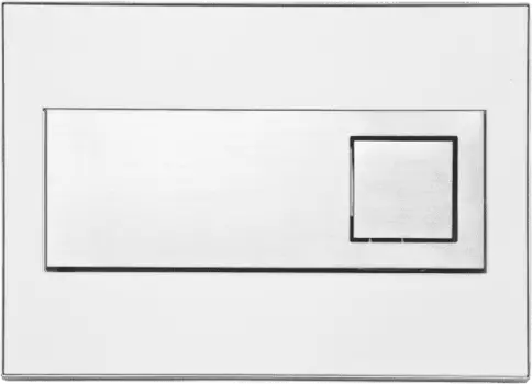 Клавиша смыва Pestan Fluenta Diamond белый глянец, хром матовый