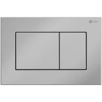 Кнопка смыва Point Ника хром глянцевый