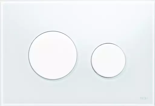 Кнопка смыва TECE Loop 9240650 белое стекло