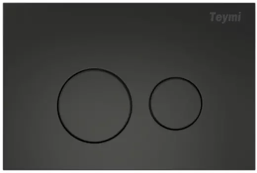 Кнопка смыва Teymi Lina T70103BM черный матовый