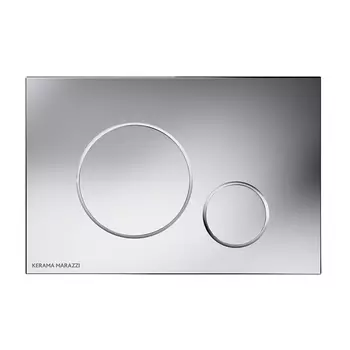 Кнопка управления для скрытых систем инсталляции, xром-глянец (круглая)