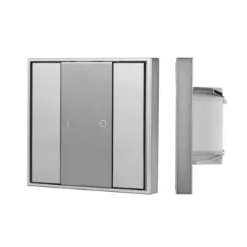 Кнопочная панель Arlight DALI-201-23-1G-DIM-DT6-IN Silver (BUS, Frame) 048181
