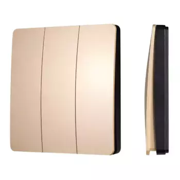 Кнопочная панель Arlight KINETIC-801-22-3G-WP-SUF Gold (No battery, IP67, 433Mhz) 051677
