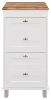 Комод Misty Марта 50 белый глянцевый