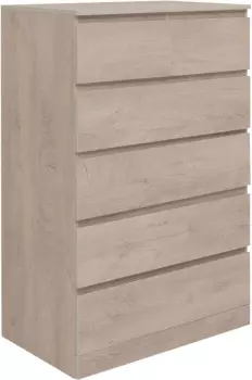 Комод Сканди 800х480х1247 6 ящ. цв. дуб эдгрейн (302545)