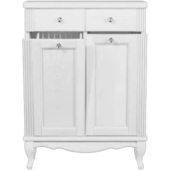 Комод в ванную комнату ValenHouse Лиора 65 белый ручки хром