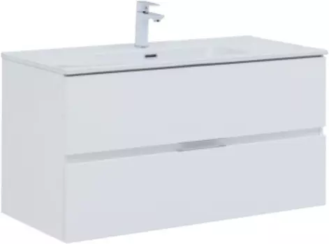 Компл.2 - Тумба Алвита new 100 цв.белый матовый (277518)