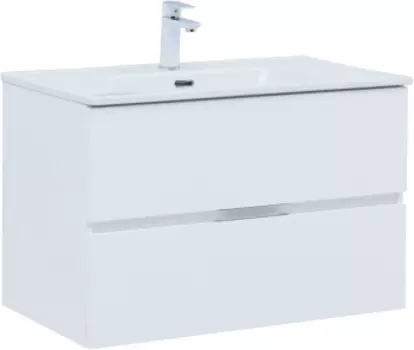 Компл.2 - Тумба Алвита new 80 цв.белый матовый (277514)