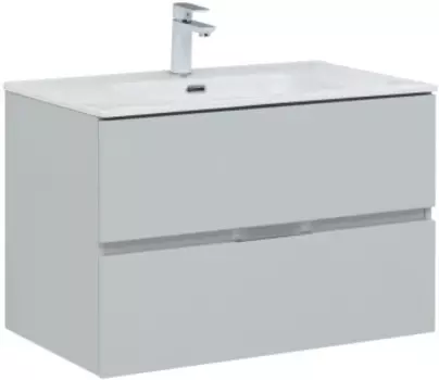 Компл.2 - Тумба Алвита new 80 цв.серый (277516)