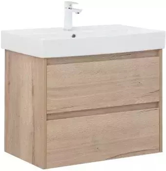 Компл.2 - Тумба Nova Lite 75 2 ящ. цв. дуб крафт (287902)