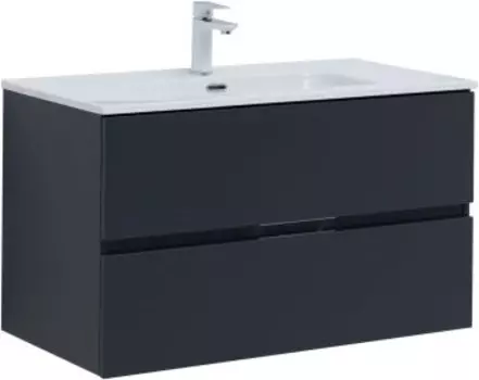 Компл.3 - Тумба Алвита new 90 цв.антрацит (303919)