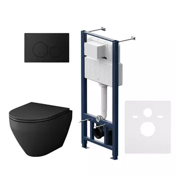 Комплект AM.PM Spirit V2.0 IS49038.701700MB с сиденьем микролиф